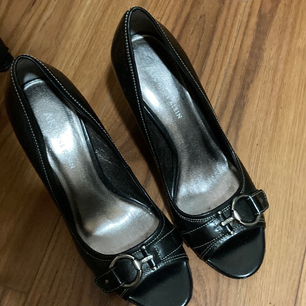 Black Open Toed Heels